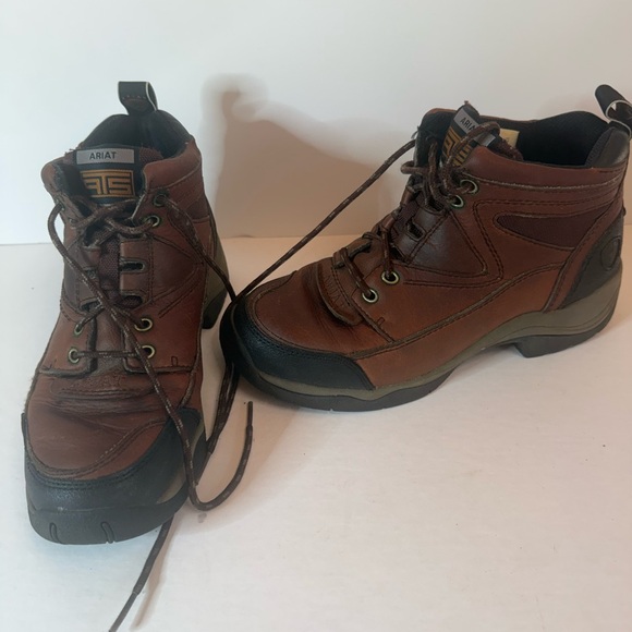 Ariat Terrain Brown Leather Boots - Picture 3 of 7